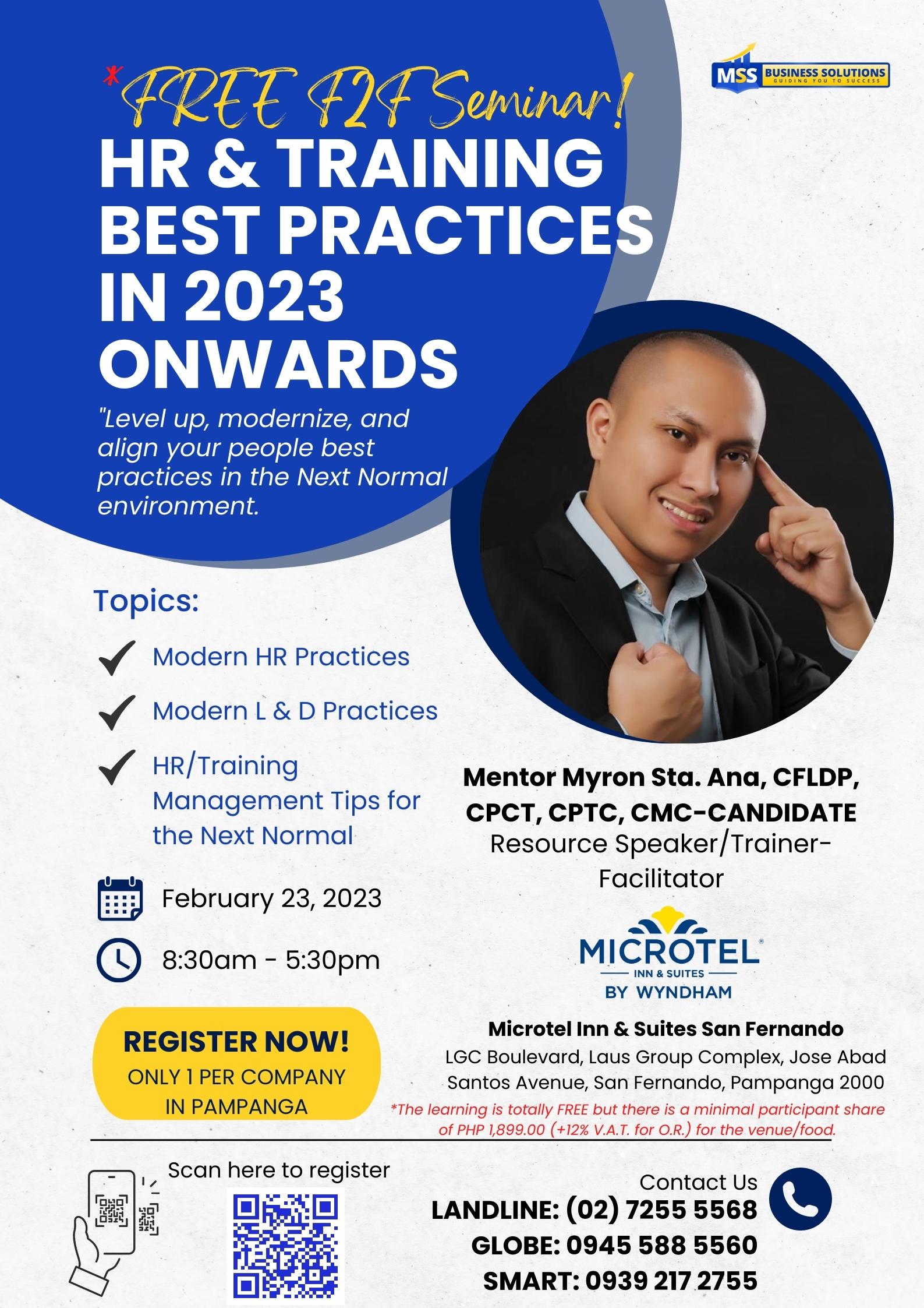 HR & Training Best Practices in 2023 Training